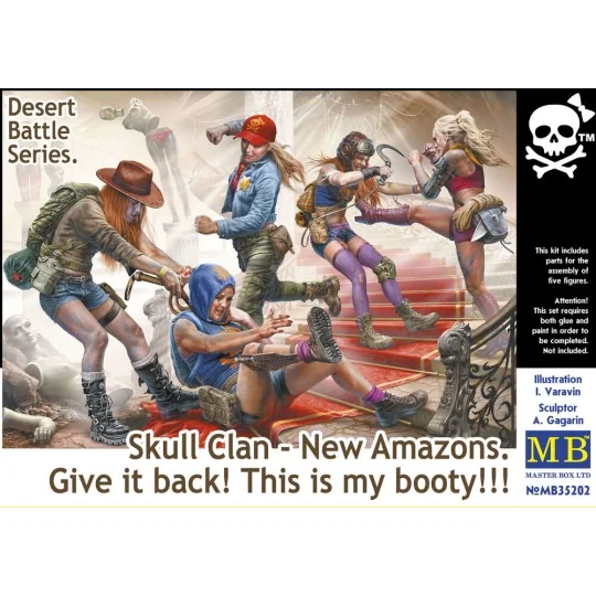Desert Battle Series. Skull Clan-New Amazons, 1/35 - Master Box Ltd...
