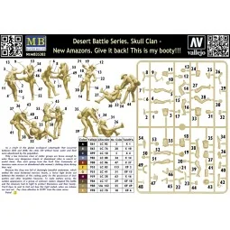Desert Battle Series. Skull Clan-New Amazons, 1/35 - Master Box Ltd... 2
