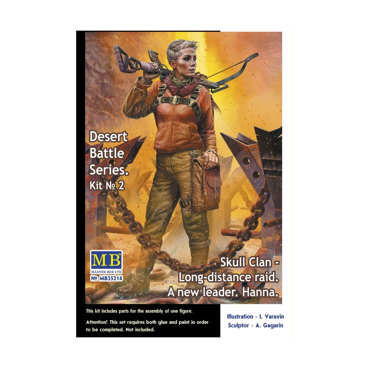 Skull Clan Long-distance raid. Kit 2. A new leader. Hanna, 1/35 - M...
