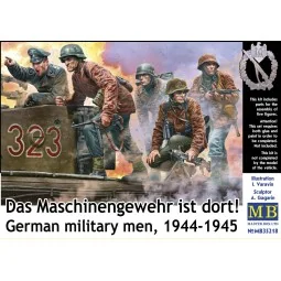 German military men, 1944-1945. Das Maschinengewehr ist dort!, 1/35...
