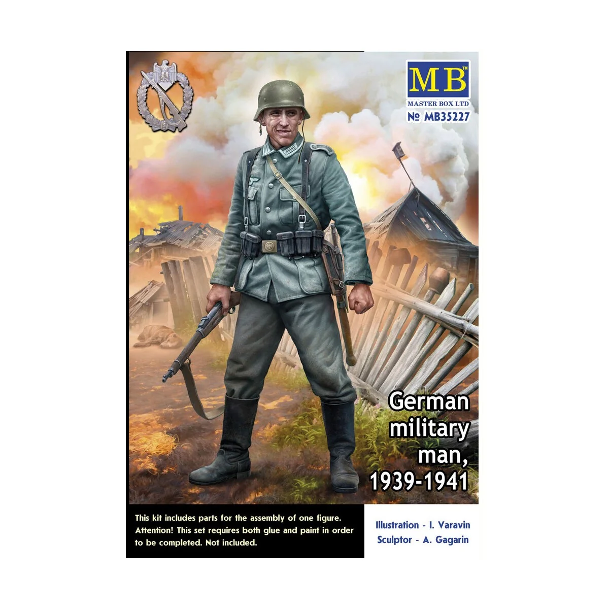 German military man, 1939-1941, 1/35 - Master Box Ltd. 35227