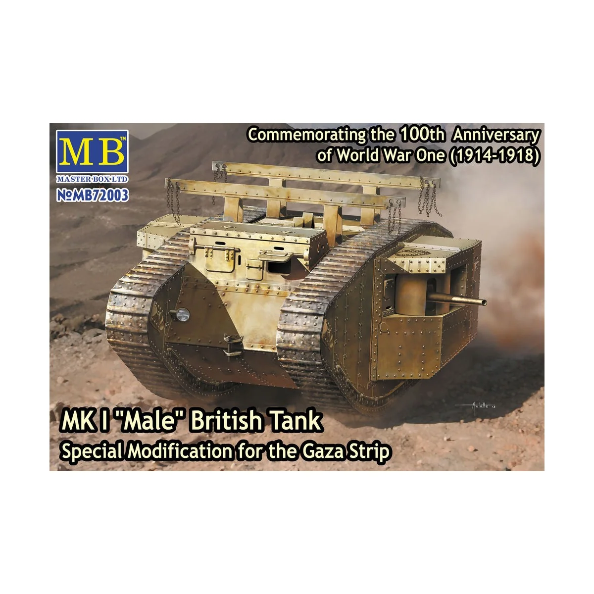 MK I Male British tank, Special modificat, 1/72 - Master Box Ltd. 7...