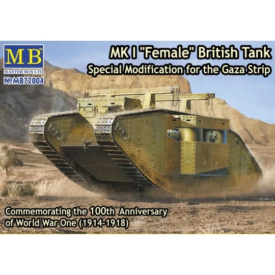 Mk I Female British tank, Specila modific, 1/72 - Master Box Ltd. 7...