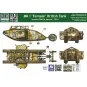 Mk I"Female"British tank, Somme battle 1916, 1/72 - Master Box Ltd....