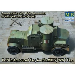 Austin Mk.IV British armored car, 1914-18, 1/72 - Master Box Ltd. 7...