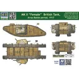 Mk II Female British tank.Arras Battle, 1/72 - Master Box Ltd. 72006 2