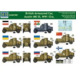 Austin Mk.III British armored car1914-18, 1/72 - Master Box Ltd. 72007 2