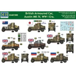 Austin Mk.IV British armored car, 1914-18, 1/72 - Master Box Ltd. 7... 2