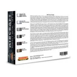 Aircraft– Perfect Metals Set 2 6 x 22 ml - Lifecolor CS48 2