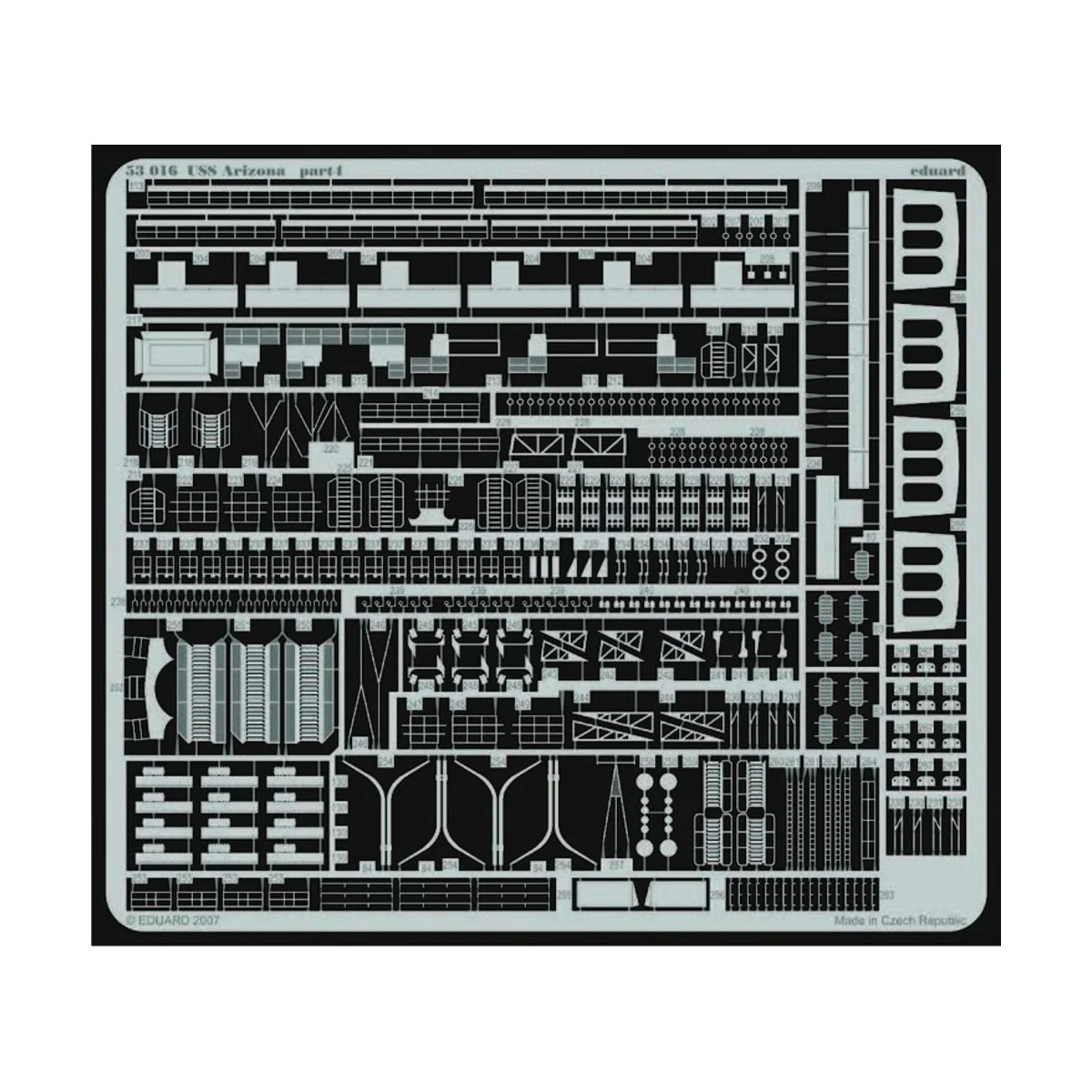 USS Arizona für Mini Hobby Models-Bausatz - Eduard Accessories 53016