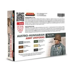 The Austro-Hungarian Army Uniforms 1916-1918 6 x 22 ml - Lifecolor ... 2