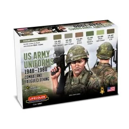 US Army Uniforms 1948-1980 6 x 22 ml - Lifecolor CS61