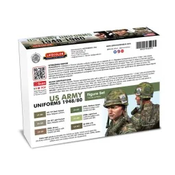 US Army Uniforms 1948-1980 6 x 22 ml - Lifecolor CS61 2