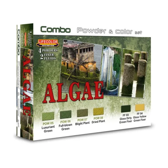 Algae 6 x 22 ml - Lifecolor SPG07