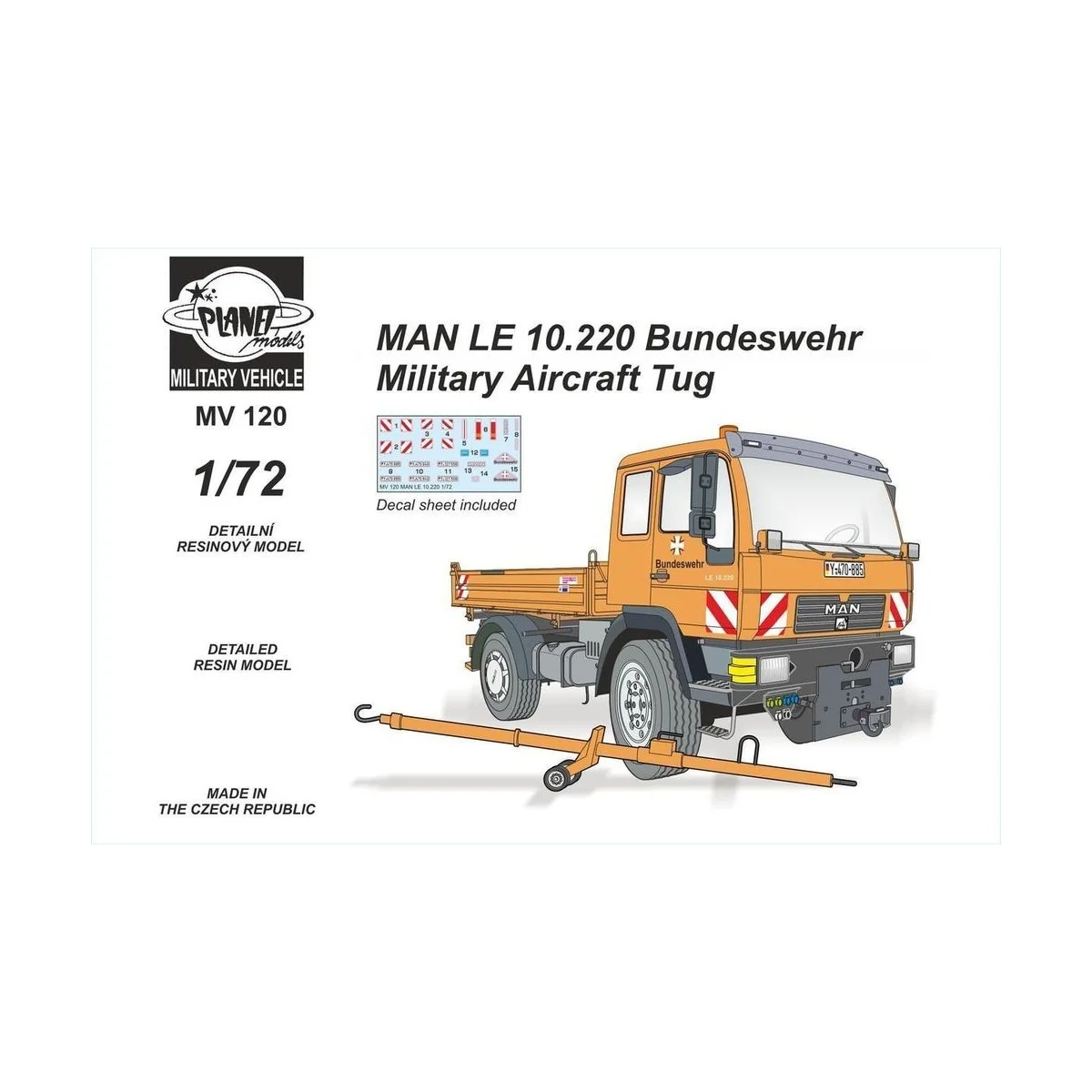 MAN LE 10.220 Bundeswehr Military Aircra, 1/72 - Planet Models 129-...