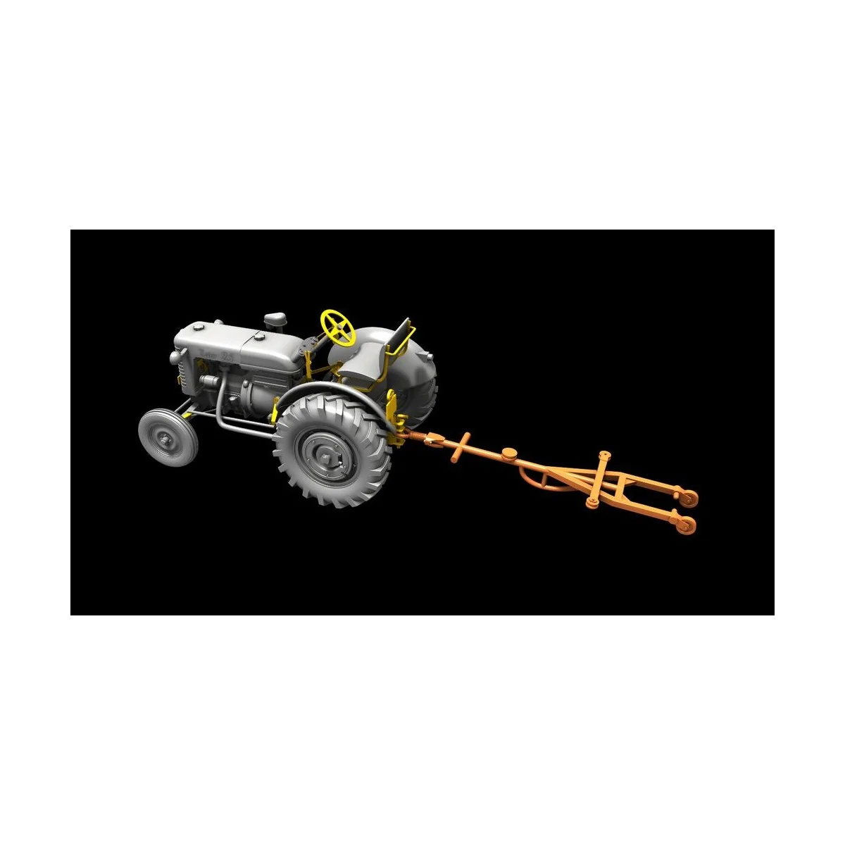 Zetor 25 Military w/Towbar for MiG 15/17s, 1/72 - Planet Models 129...