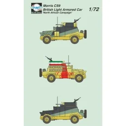 Morris CS9 British Light Armored Car ‘North African Campaign’1/72 -...