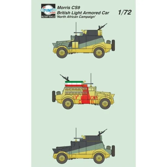 Morris CS9 British Light Armored Car ‘North African Campaign’1/72 -...