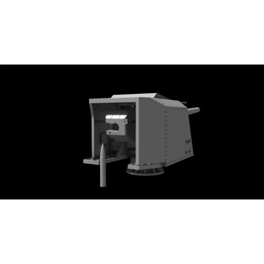 15 cm TbtsK C/36 WWII German Atlantic Wall Gun, 1/72 - Planet Model...