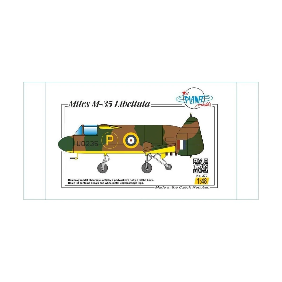 Miles M-35 Libellula, 1/48 - Planet Models 129-PLT270