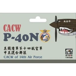 CACW P40-N (CACW of 14th Air Force), 1/144 - AFV-Club AR144S02 2