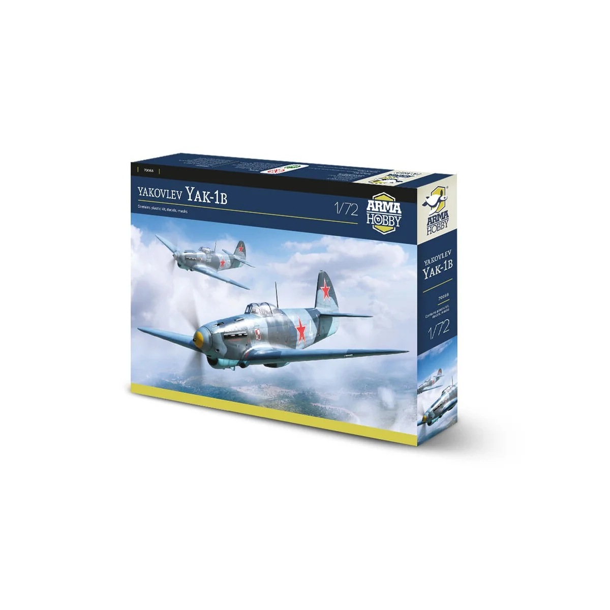Jak-1b, 1/72 - Arma Hobby 70088 Jak-1b, 1/72 - Arma Hobby 70088