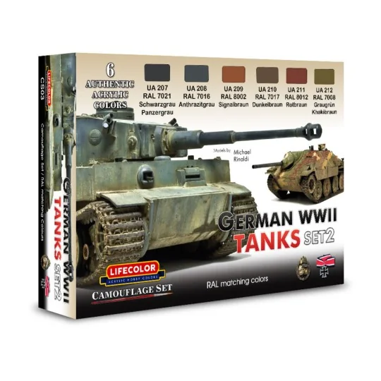 German vehicle WWII set n.2 - Lifecolor CS03