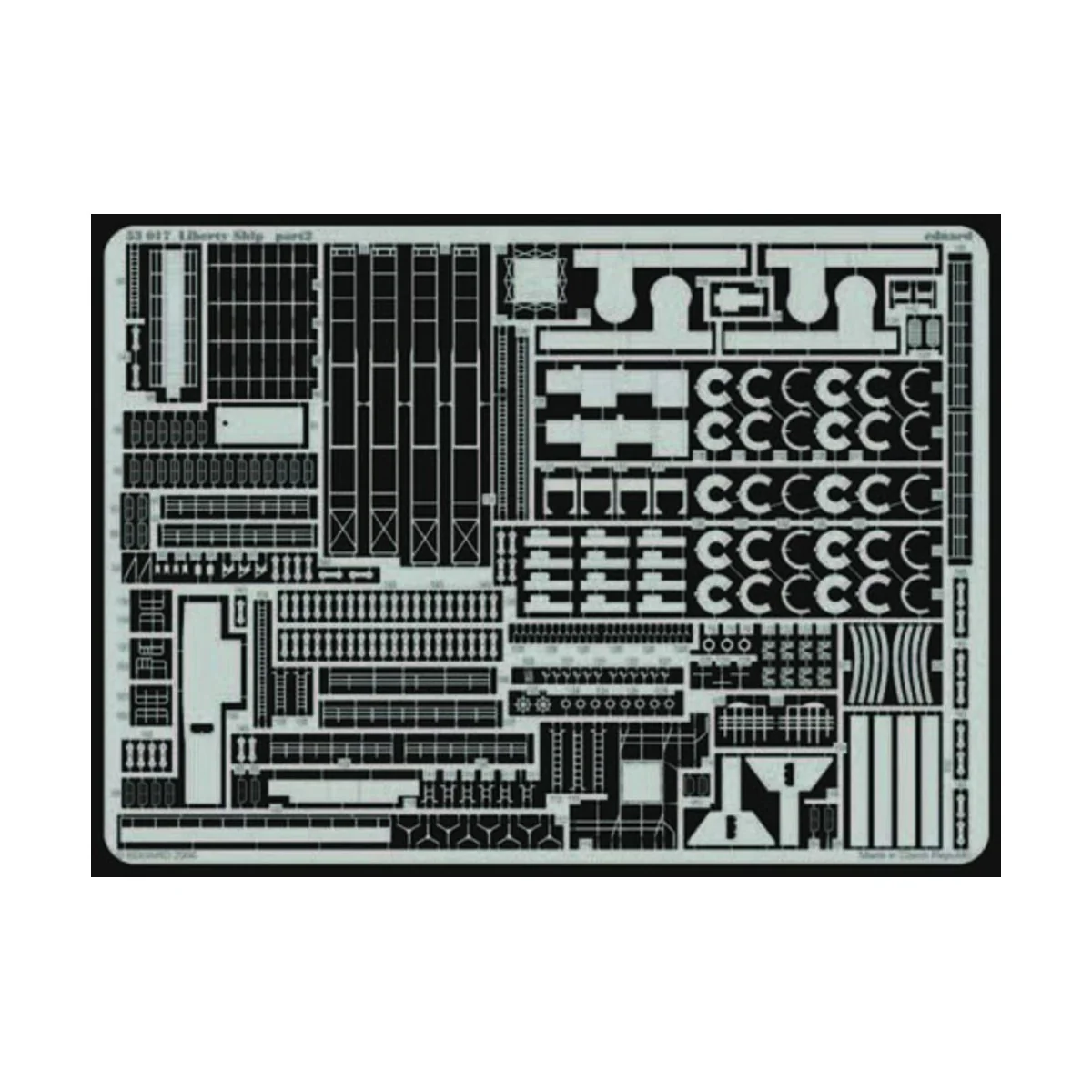 Liberty Ship für Trumpeter Bausatz, 1/350 - Eduard Accessories 53017 Liberty Ship für Trumpeter Bausatz, 1/350 - Eduard Accessories 53017