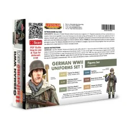 German military uniforms WWII set n.1 - Lifecolor CS04 2