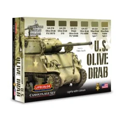 Olive Drab colors - Lifecolor CS11