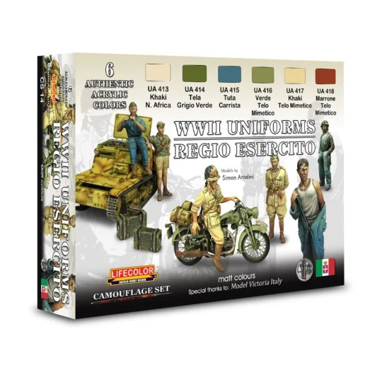 Italian WWII Regio Esercito Uniforms - Lifecolor CS14