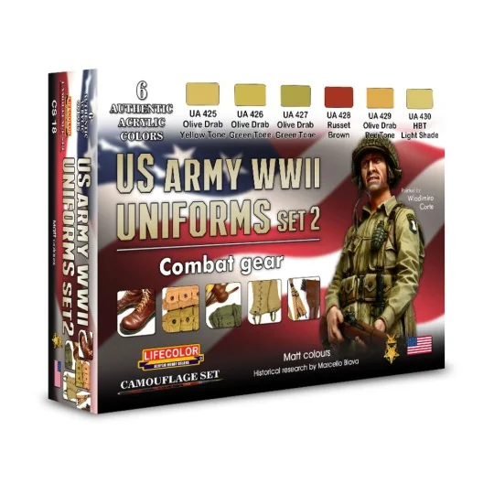 WWII US combat gear - Lifecolor CS18