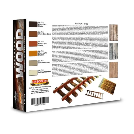 Weathered wood - Lifecolor CS20