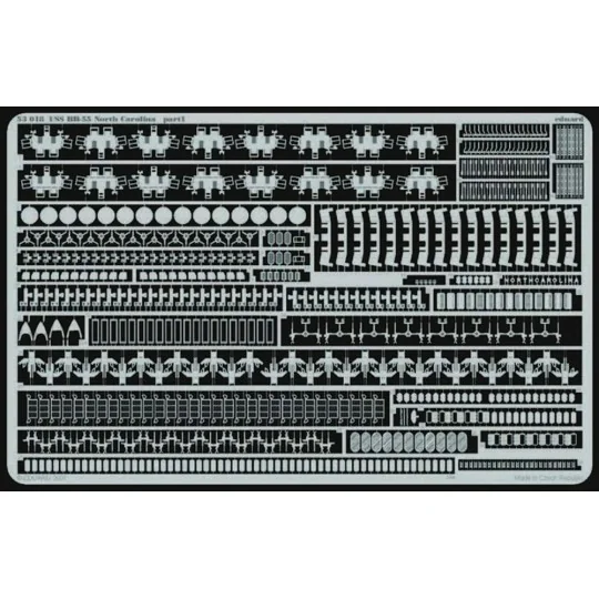 USS BB-55 North Carolina 1/350 für Trumpeter-Bausatz, 1/350 - Eduar...