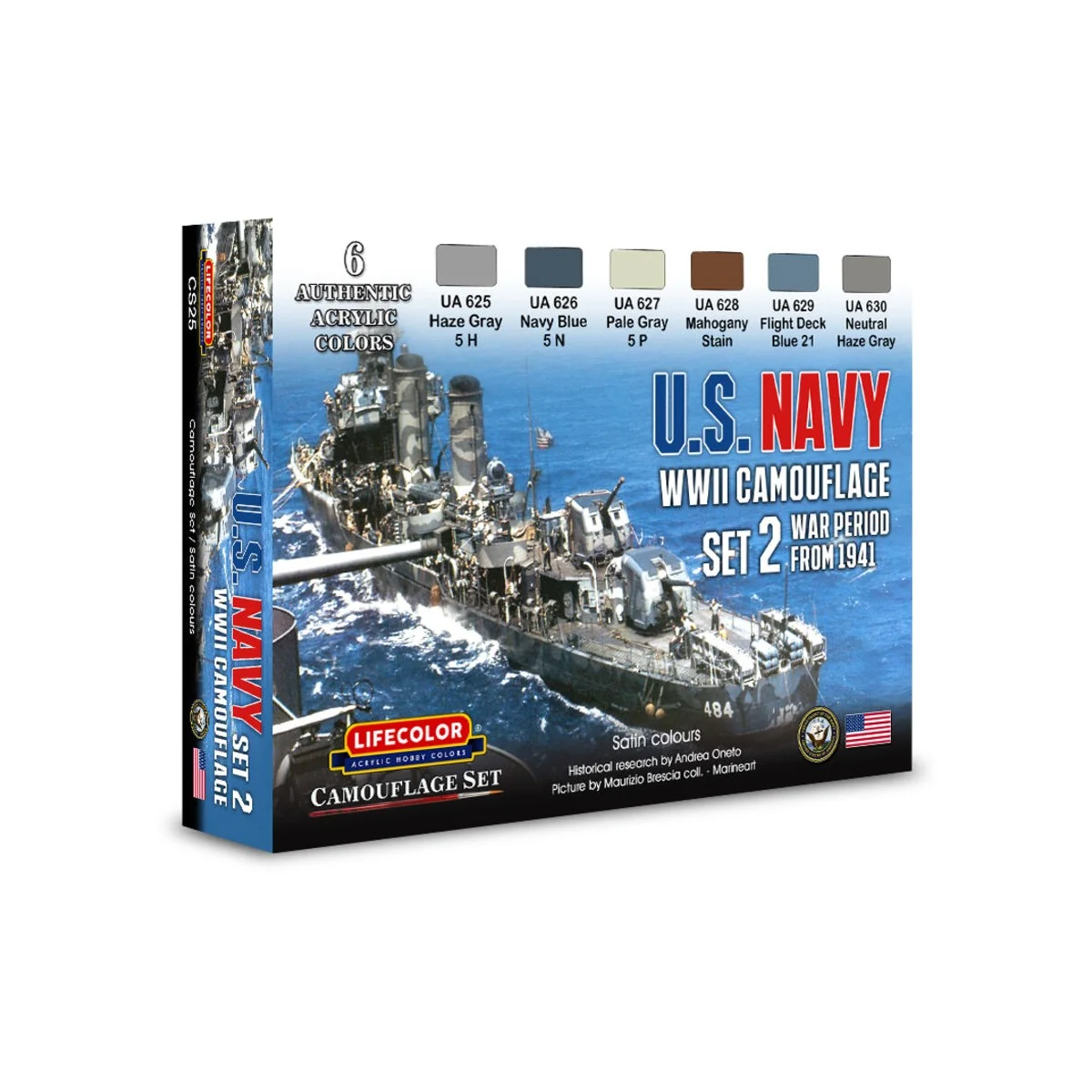 Camouflage Set US Navy WWII Set 2 - Lifecolor CS25