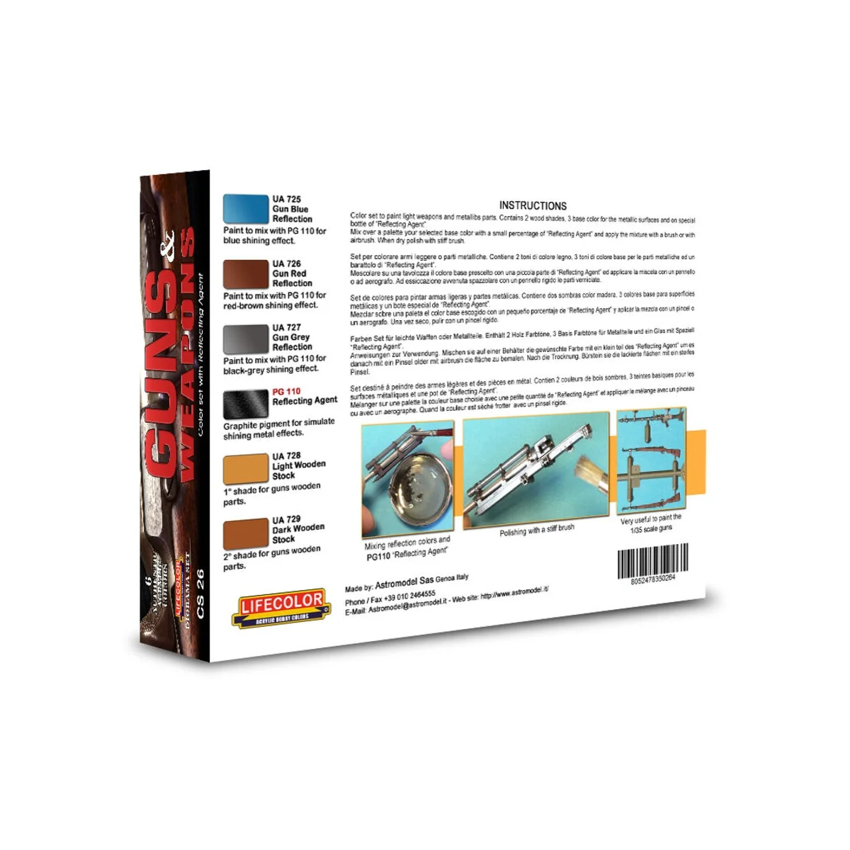 Guns and Weapons - Lifecolor CS26