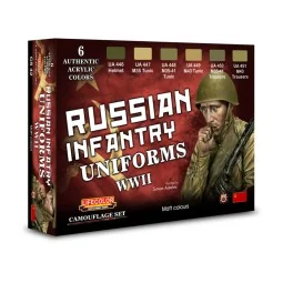 Russian Infantry Uniforms, WWII - Lifecolor CS42