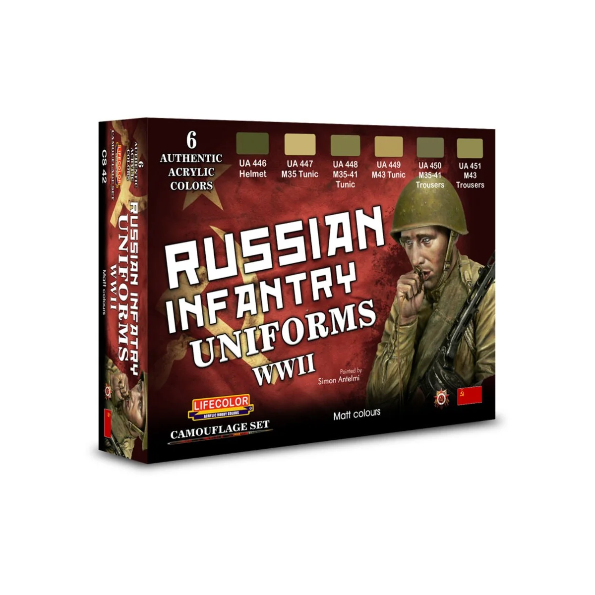 Russian Infantry Uniforms, WWII - Lifecolor CS42