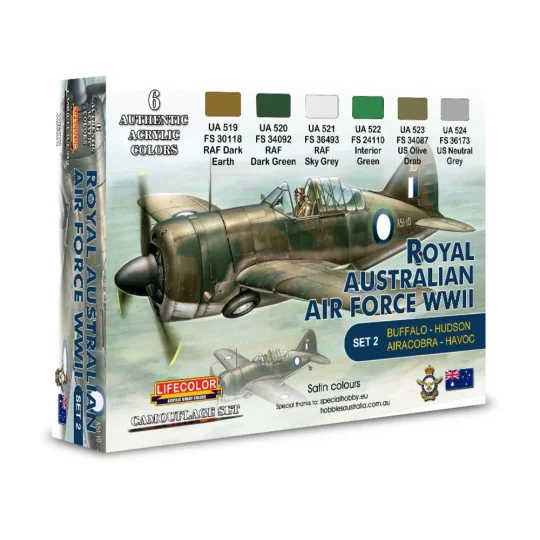 Australian Air Force WWII (RAAF) Set 2 - Lifecolor XS02