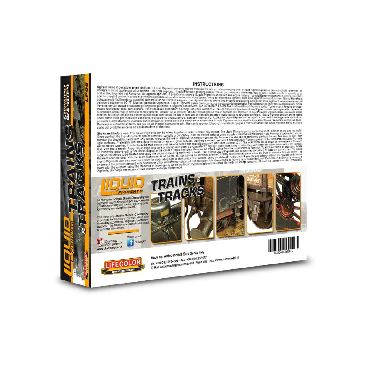 Liquid Pigments Trains & Tracks - Lifecolor LP05
