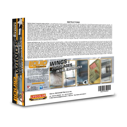 Liquid Pigments Wings & Fuselages Detail Emphasizer - Lifecolor LP06