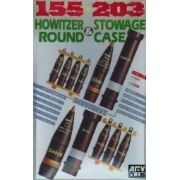 MUNITIONS 155 ET 203 mm, 1/35 - AFV-Club AF35017