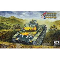 M24 Chafee tank Korea war vision, 1/35 - AFV-Club AF35209