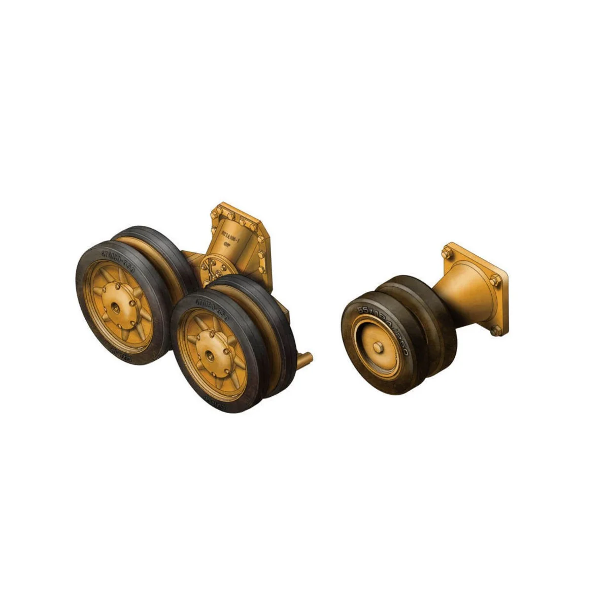 Wheels & suspensions for Panzer IV, 1/35 - AFV-Club AF35194