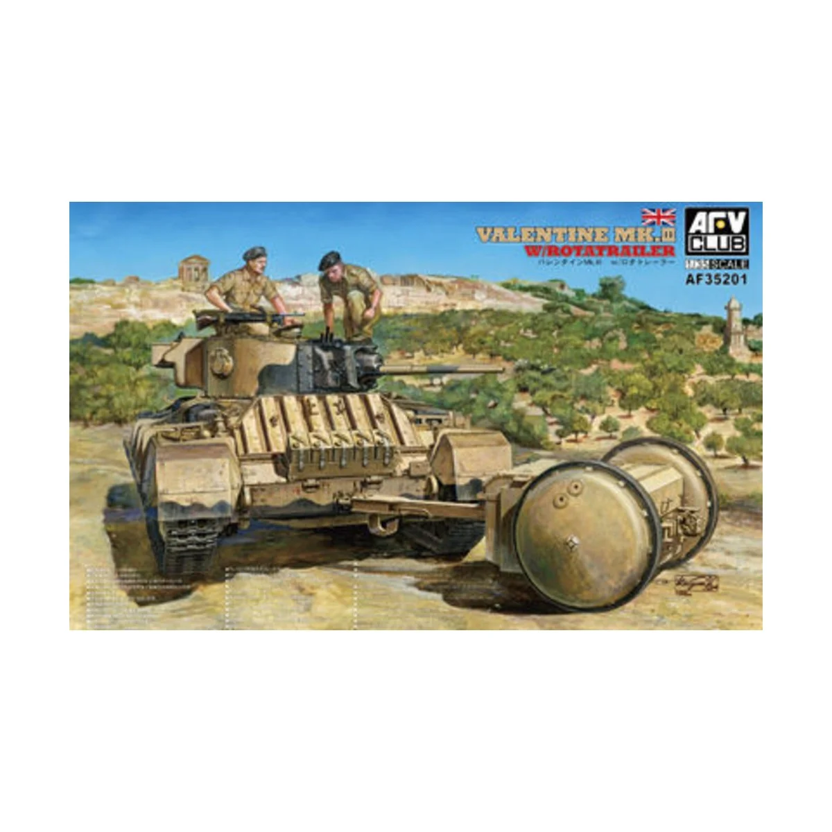Valentine Mk.III W/Rotatrailer, 1/35 - AFV-Club AF35201