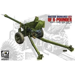 British Mk.4 6pdr Anti-tank Gun, 1/35 - AFV-Club AF35217