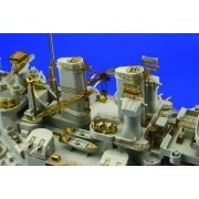 USS BB-55 North Carolina 1/350 für Trumpeter-Bausatz - Eduard Acces...