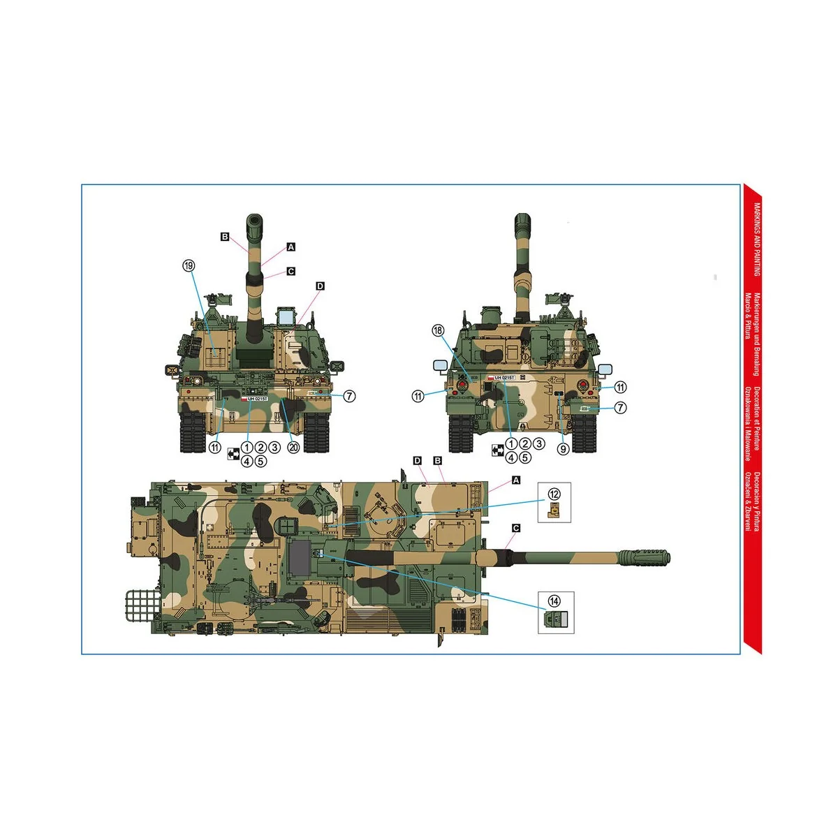 K9A1 'Thunder' Polish Army SPH - Special Edition, 1/35 - Hobby 2000...
