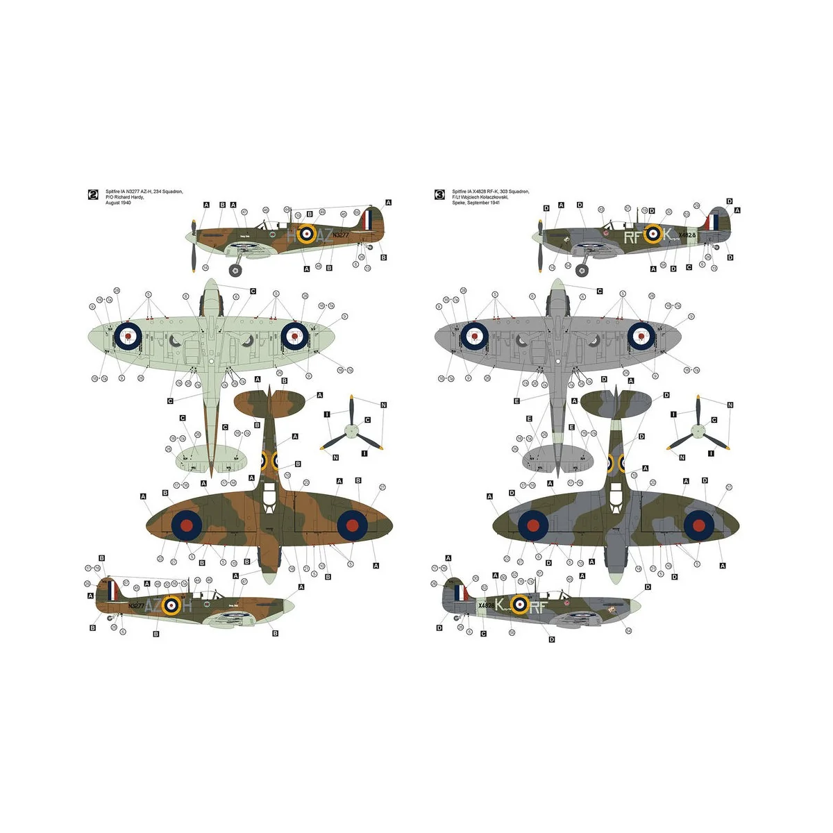 Supermarine Spitfire IA, 1/32 - Hobby 2000 32001