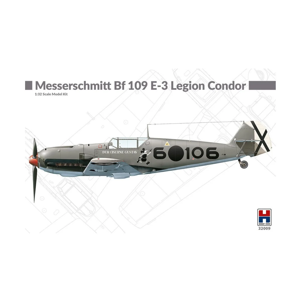 Messerschmitt Bf 119 E-3 Legion Condor, 1/32 - Hobby 2000 32009